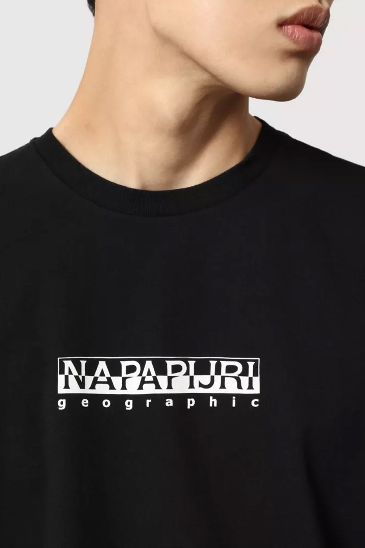 Napapijri Rahat Kesim Logolu Basic T-shirt-Libas Trendy Fashion Store