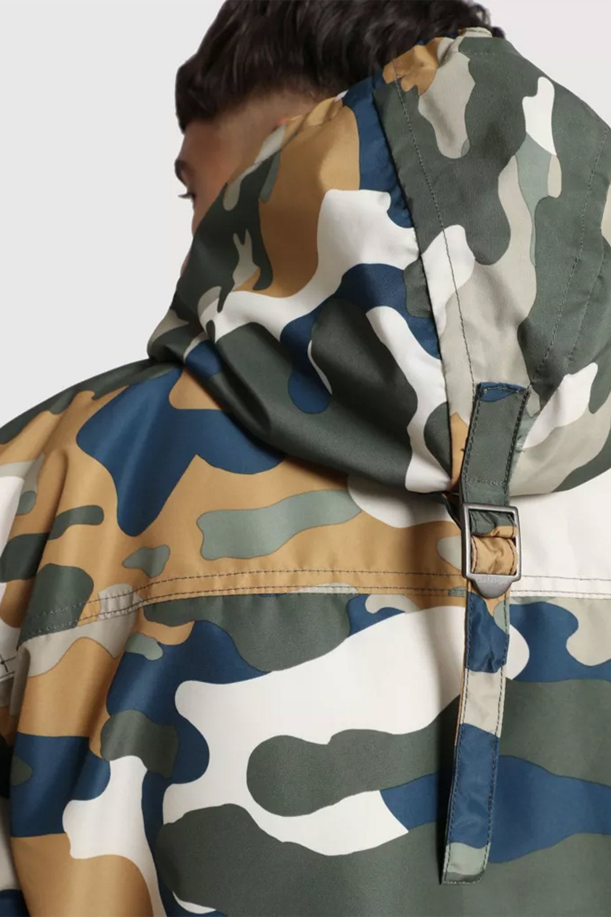 Napapijri Rainforest Kanguru Cepli Kamuflaj Ceket Mont-Libas Trendy Fashion Store