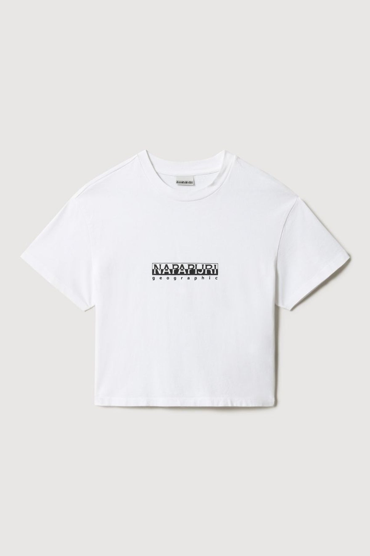 Napapijri Logolu Crop T-shirt-Libas Trendy Fashion Store