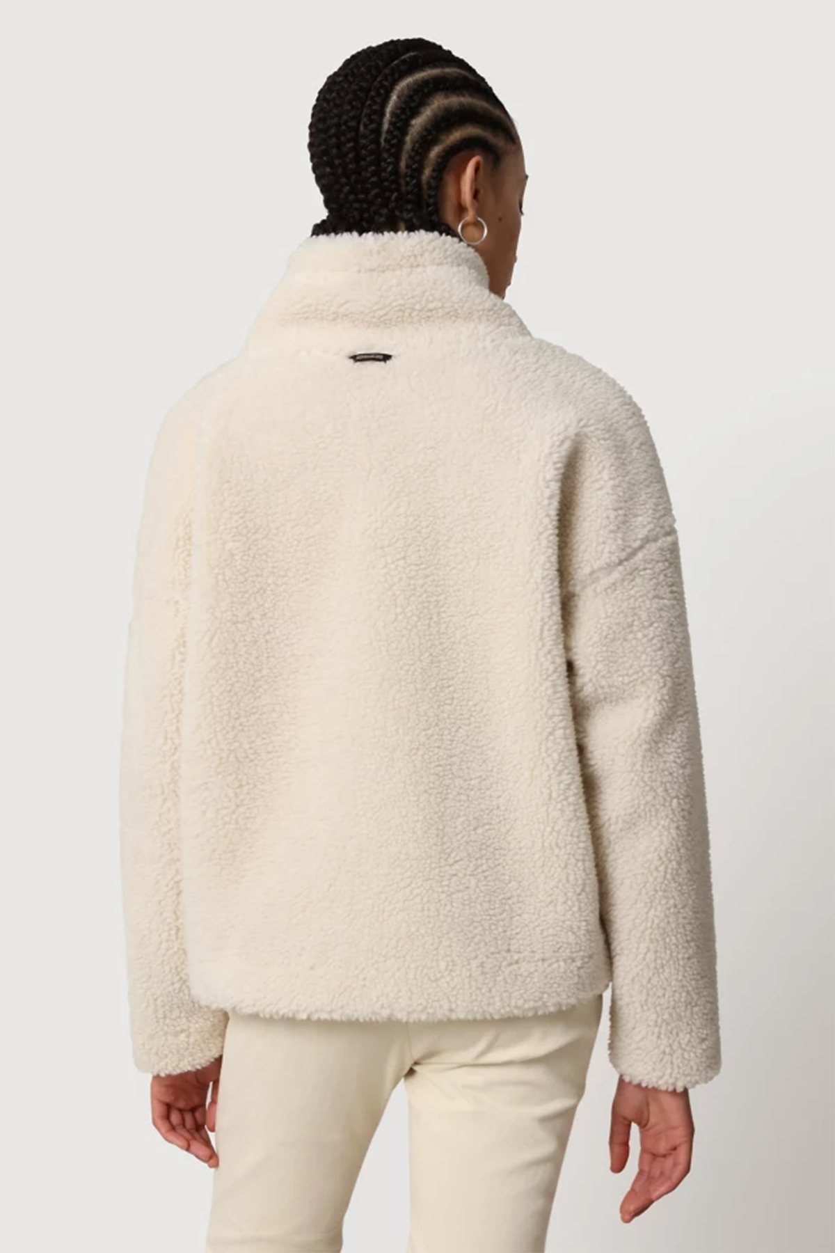 Napapijri Büzgülü Yaka Polar Sweatshirt-Libas Trendy Fashion Store