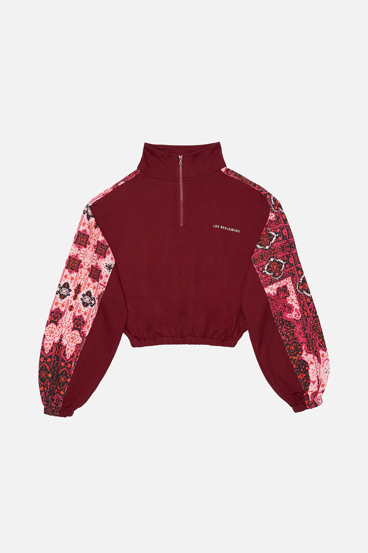 Les Benjamins Dik Yaka Geniş Kesim Sweatshirt-Libas Trendy Fashion Store