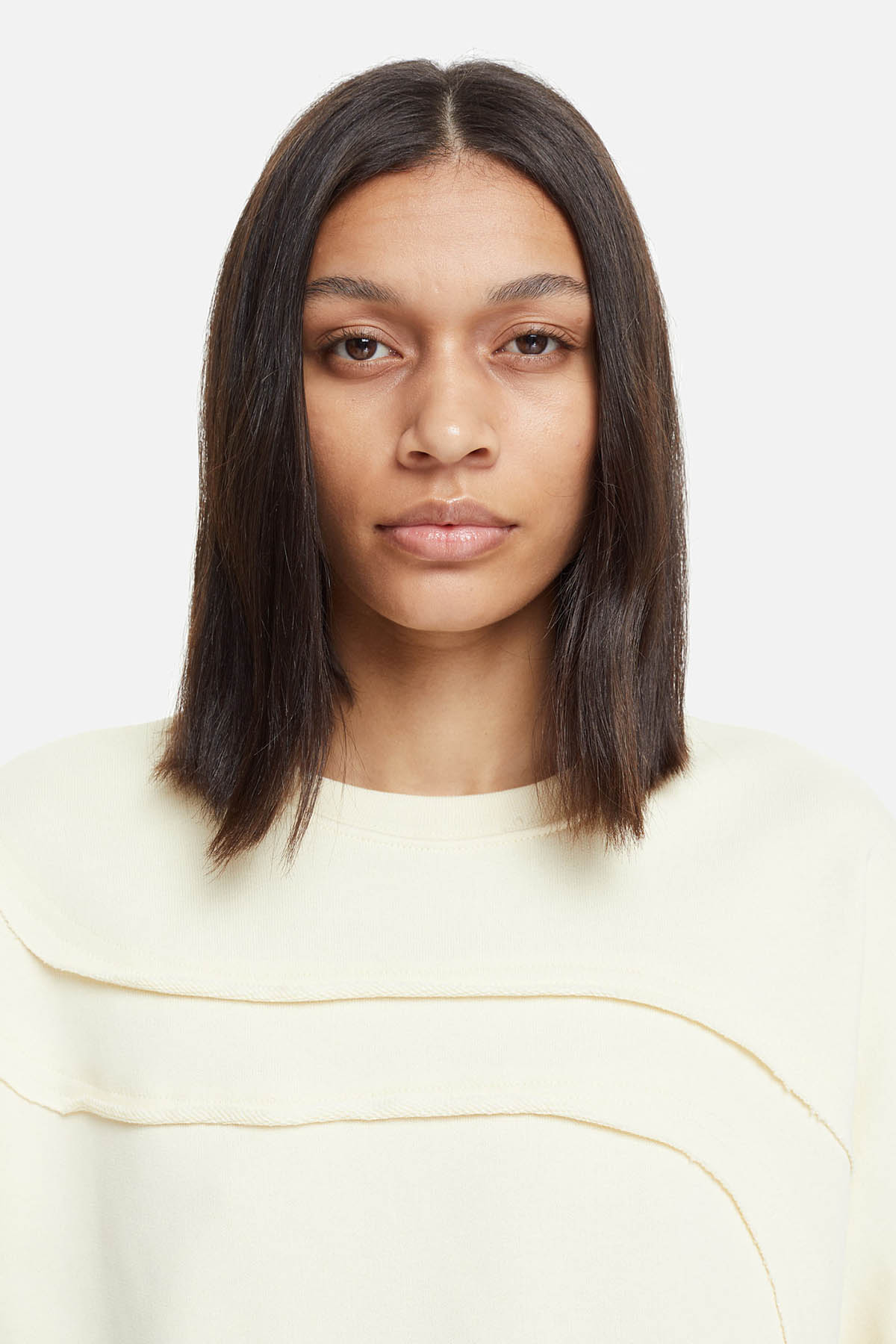 Les Benjamins Büzgülü Geniş Kesim Oversize Sweatshirt-Libas Trendy Fashion Store