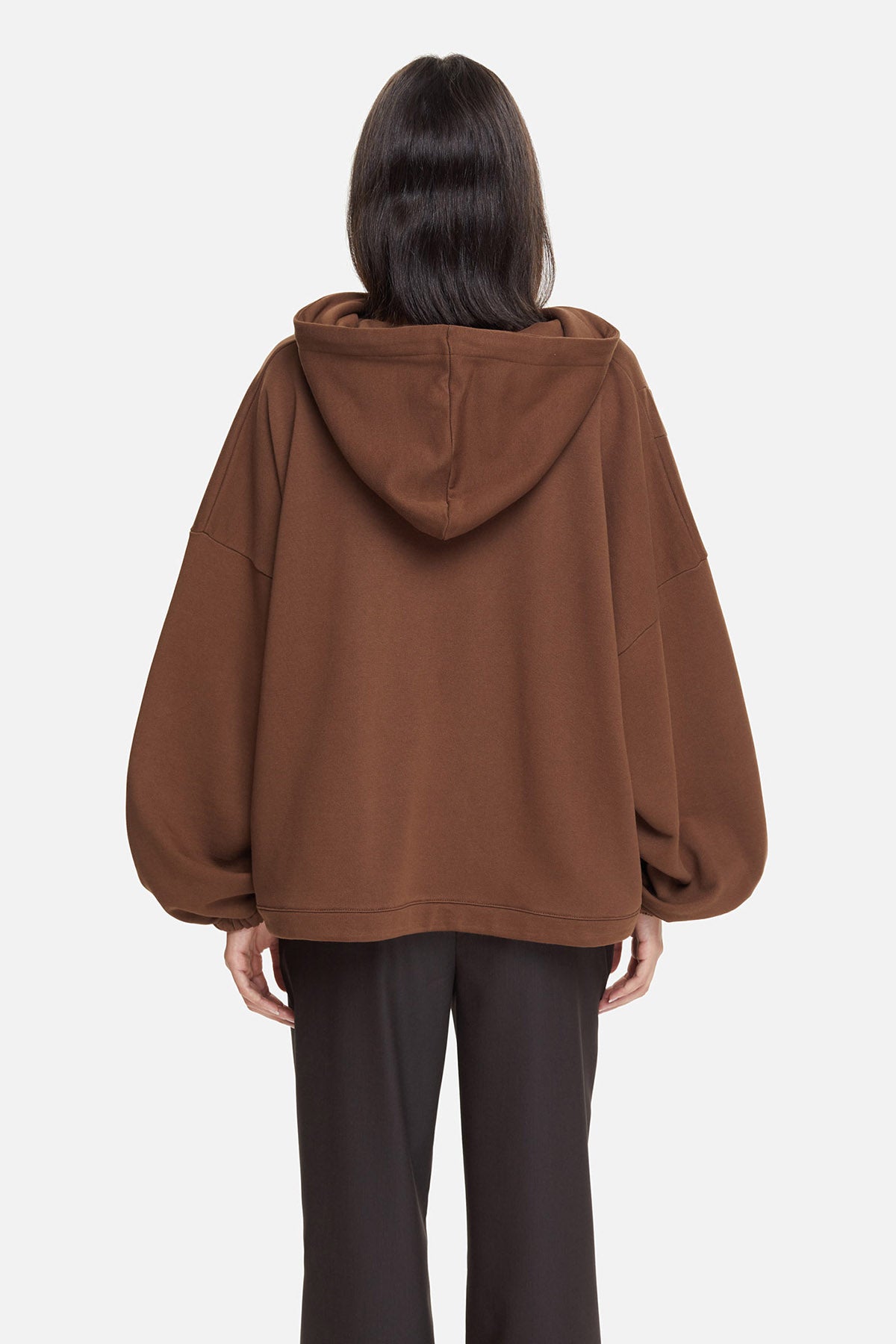 Les Benjamins Geniş Kesim Fermuarlı Kapüşonlu Sweatshirt Ceket-Libas Trendy Fashion Store