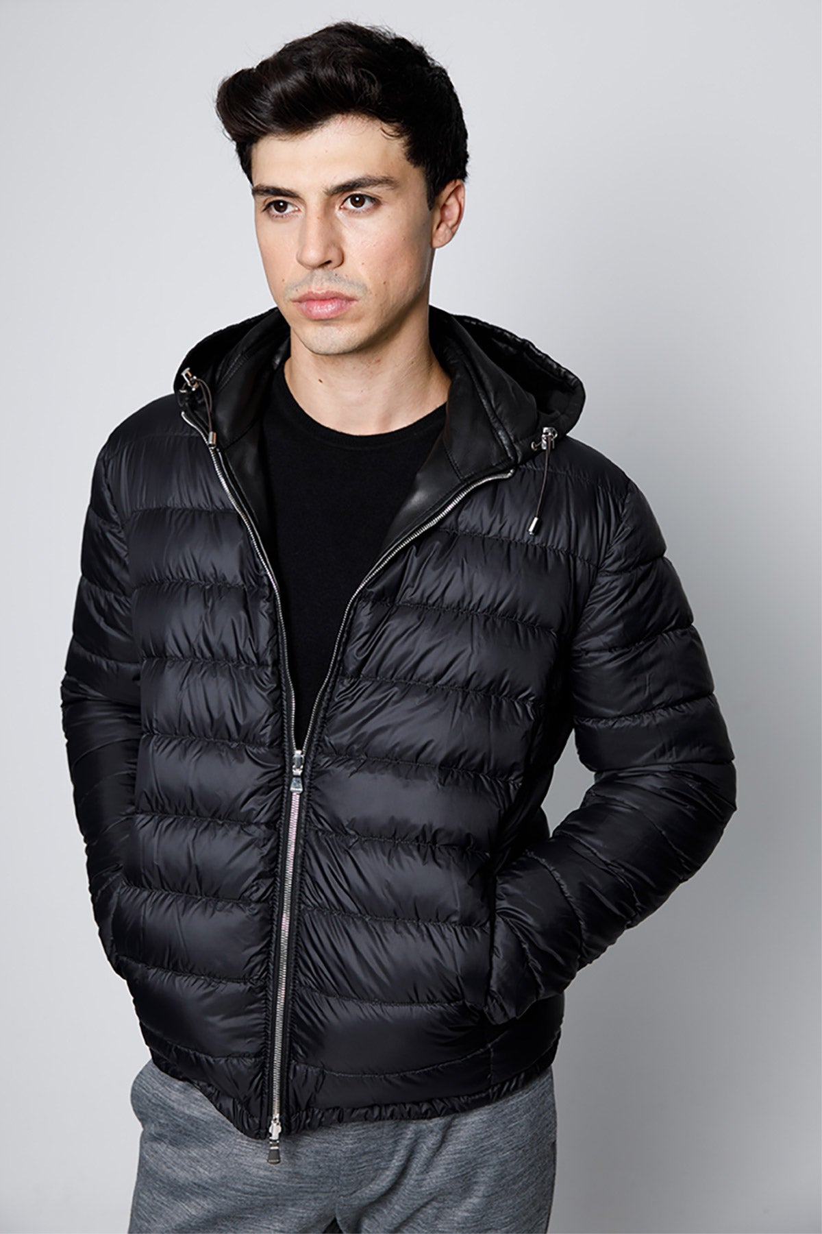 Fradi Darius Çift Taraflı Dolgulu Deri Ceket-Libas Trendy Fashion Store