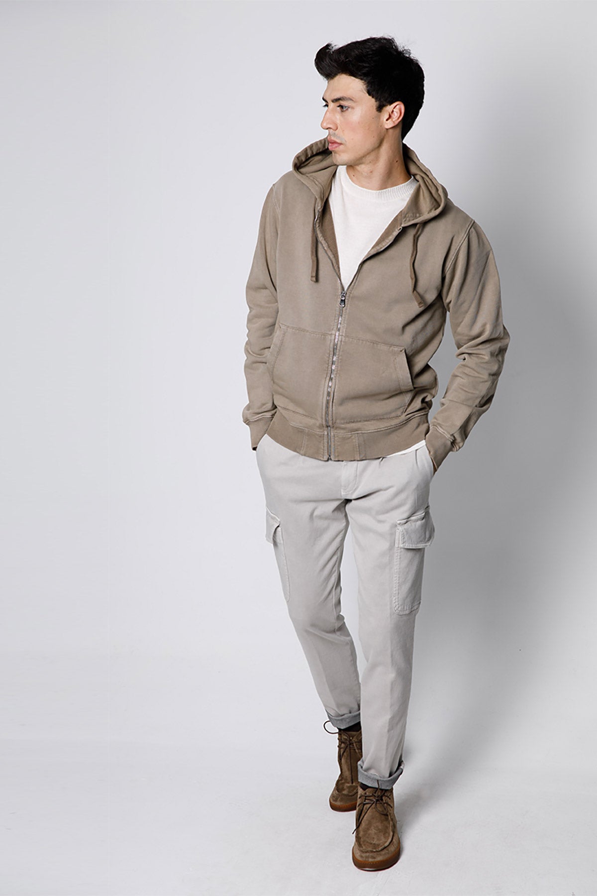 Fradi Kapüşonlu Fermuarlı Sweatshirt Ceket-Libas Trendy Fashion Store