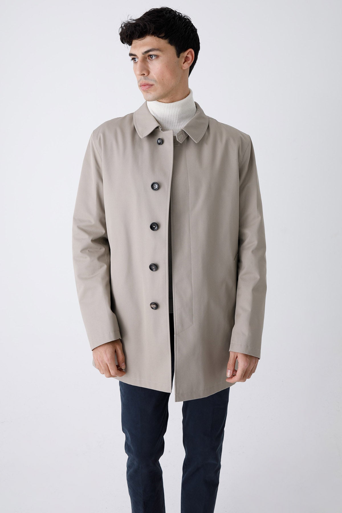 Fradi Gray İç Yelekli Trençkot-Libas Trendy Fashion Store