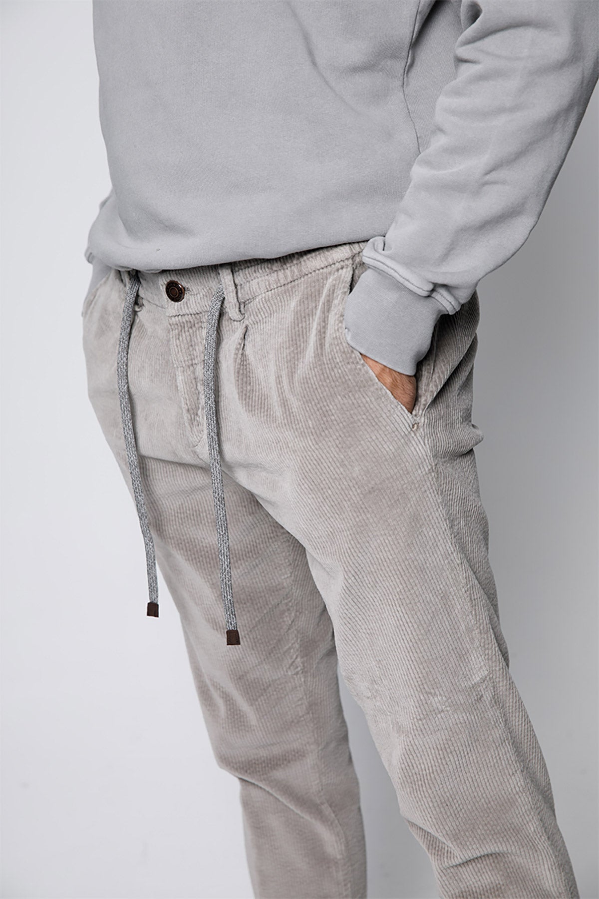 Fradi Smooth Fit Fitilli Kadife Tek Pile Pantolon-Libas Trendy Fashion Store