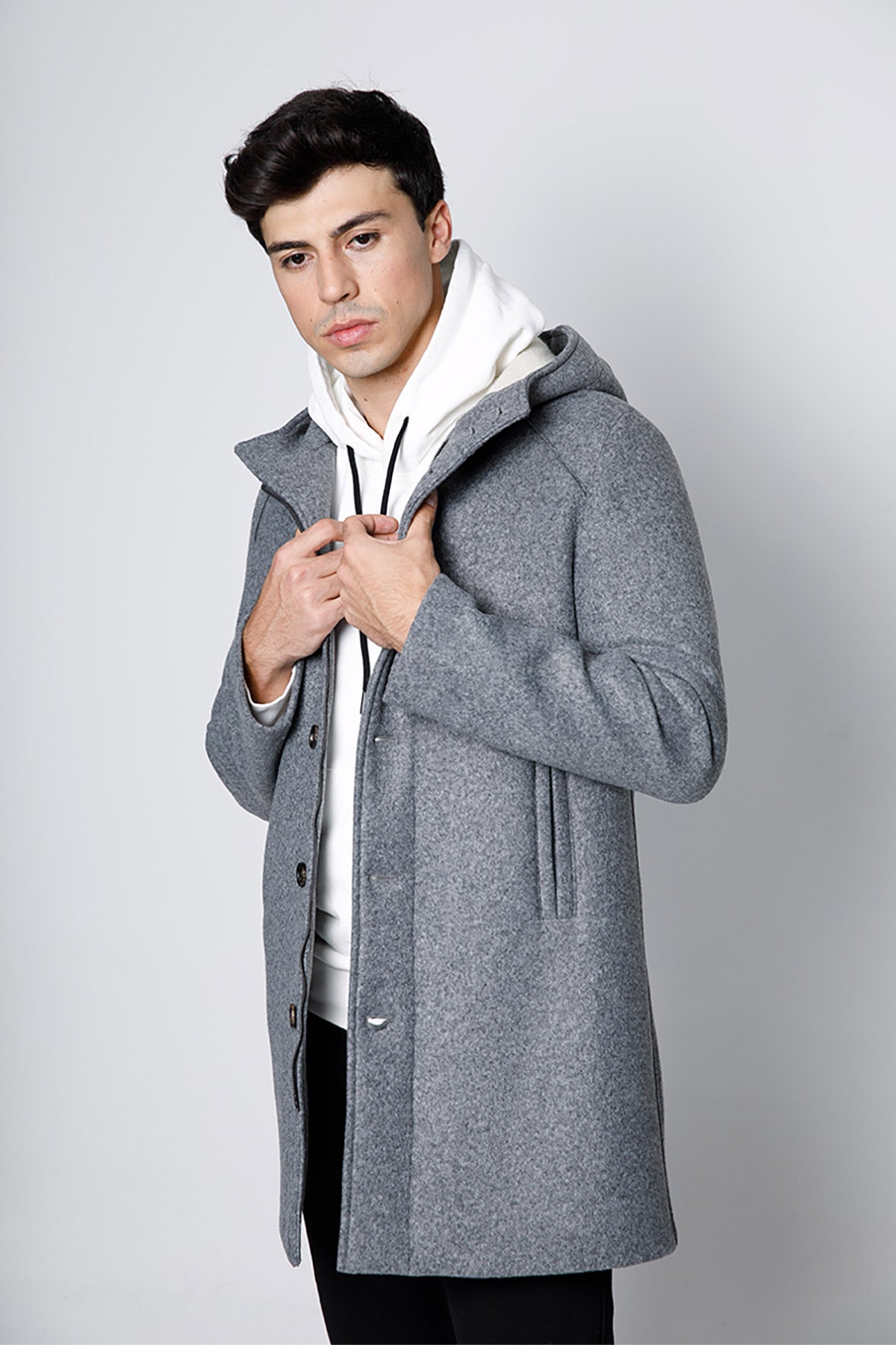 Fradi Wolf Relaxed Performance Kapüşonlu Kaban-Libas Trendy Fashion Store