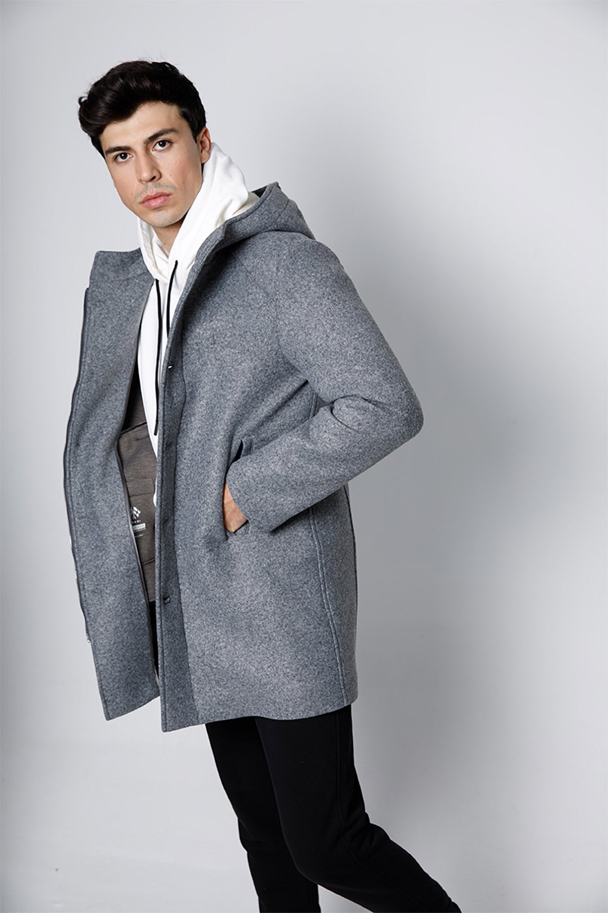 Fradi Wolf Relaxed Performance Kapüşonlu Kaban-Libas Trendy Fashion Store