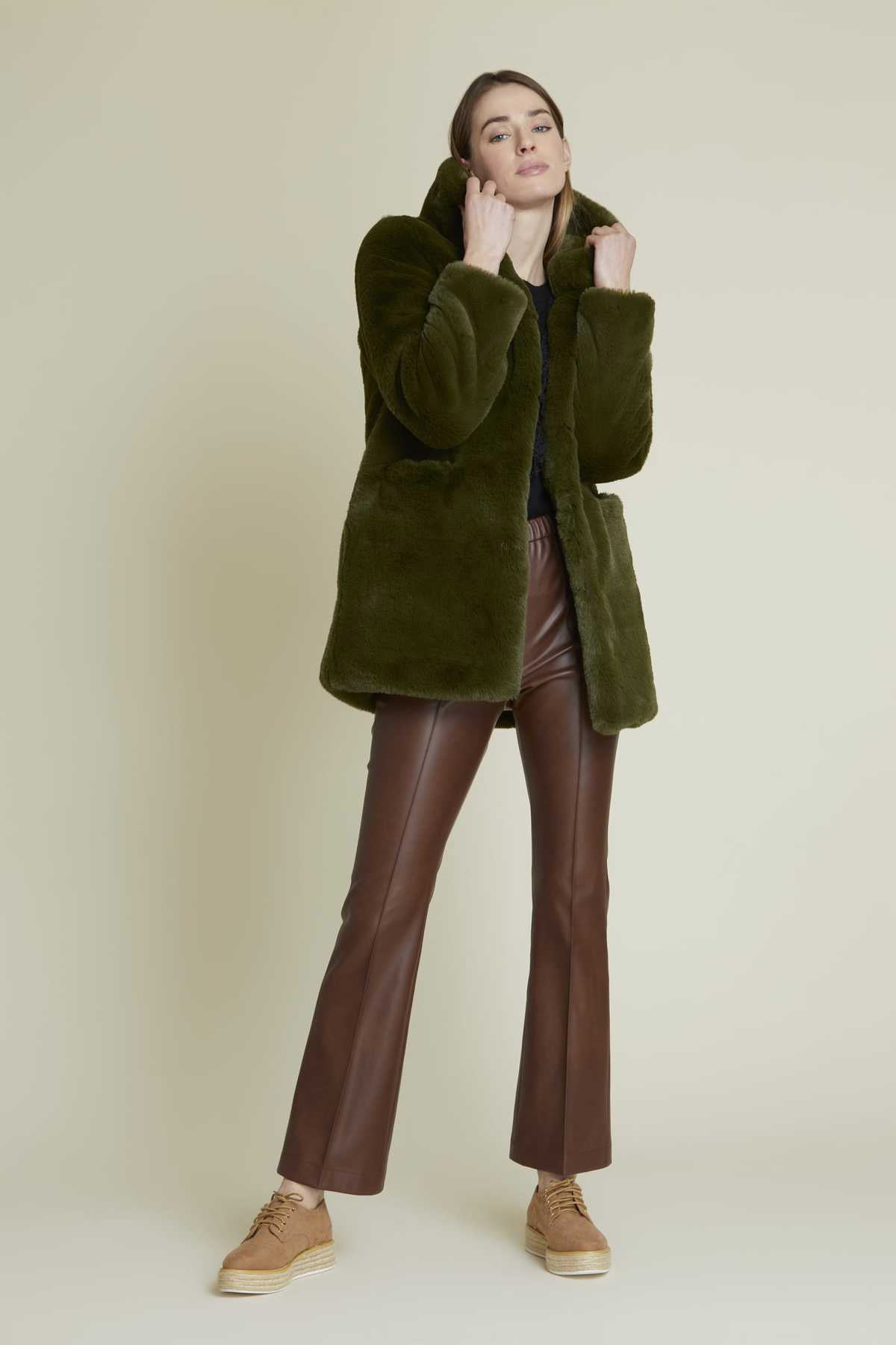 Rene Derhy Peluş Mont-Libas Trendy Fashion Store