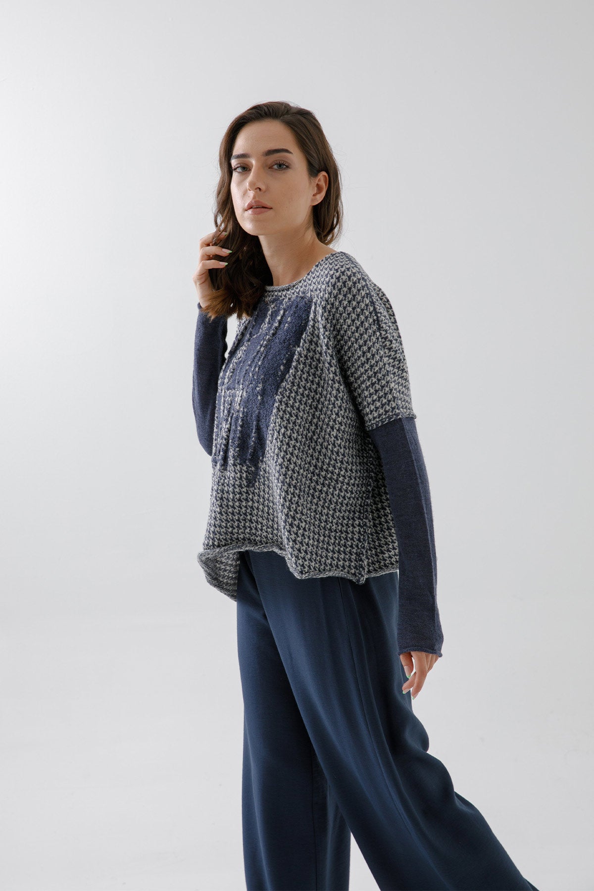 Crea Concept Piye Dö Pul Yuvarlak Yaka Triko-Libas Trendy Fashion Store