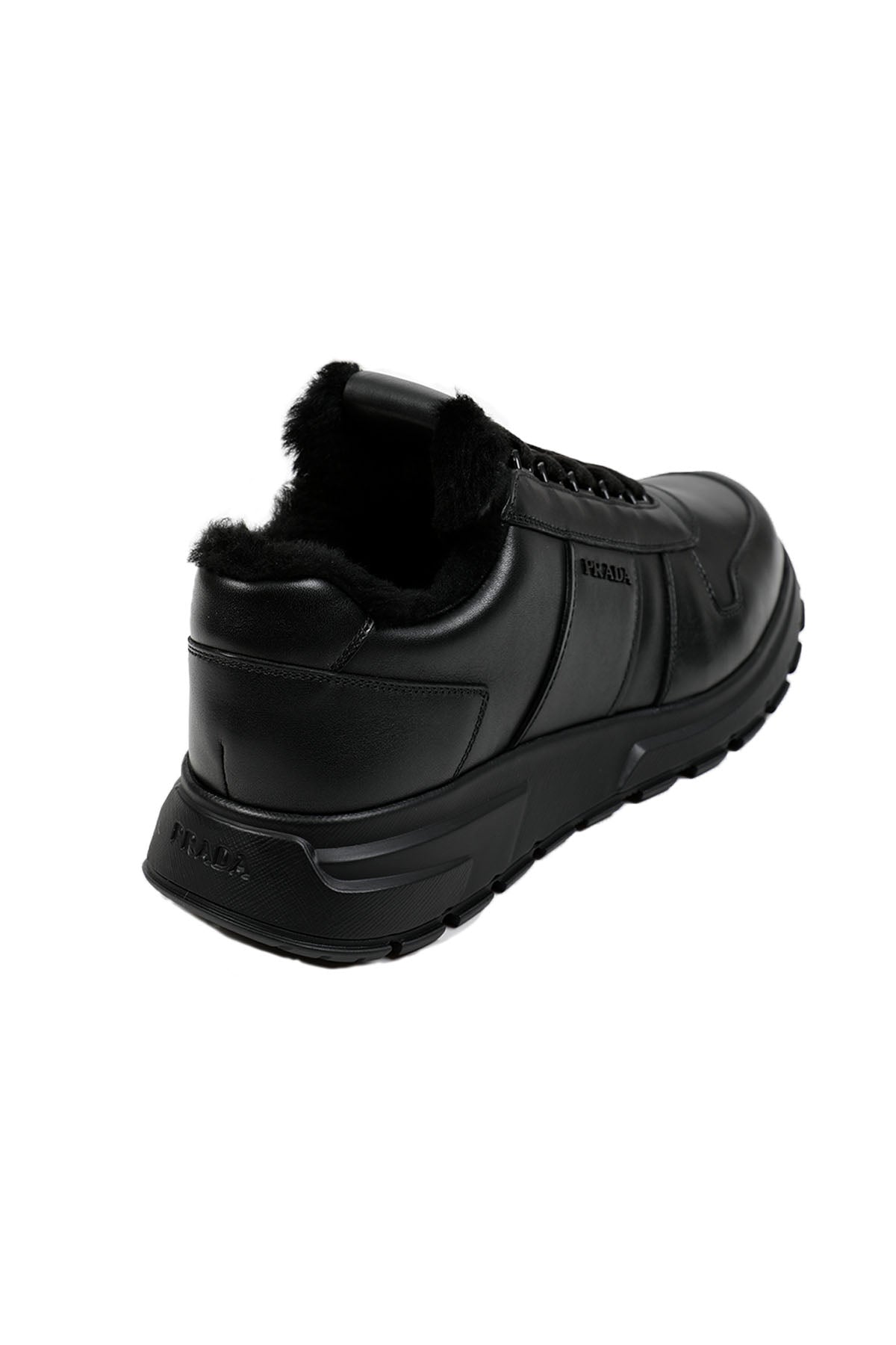 Prada İçi Kürklü Deri Sneaker Ayakkabı-Libas Trendy Fashion Store