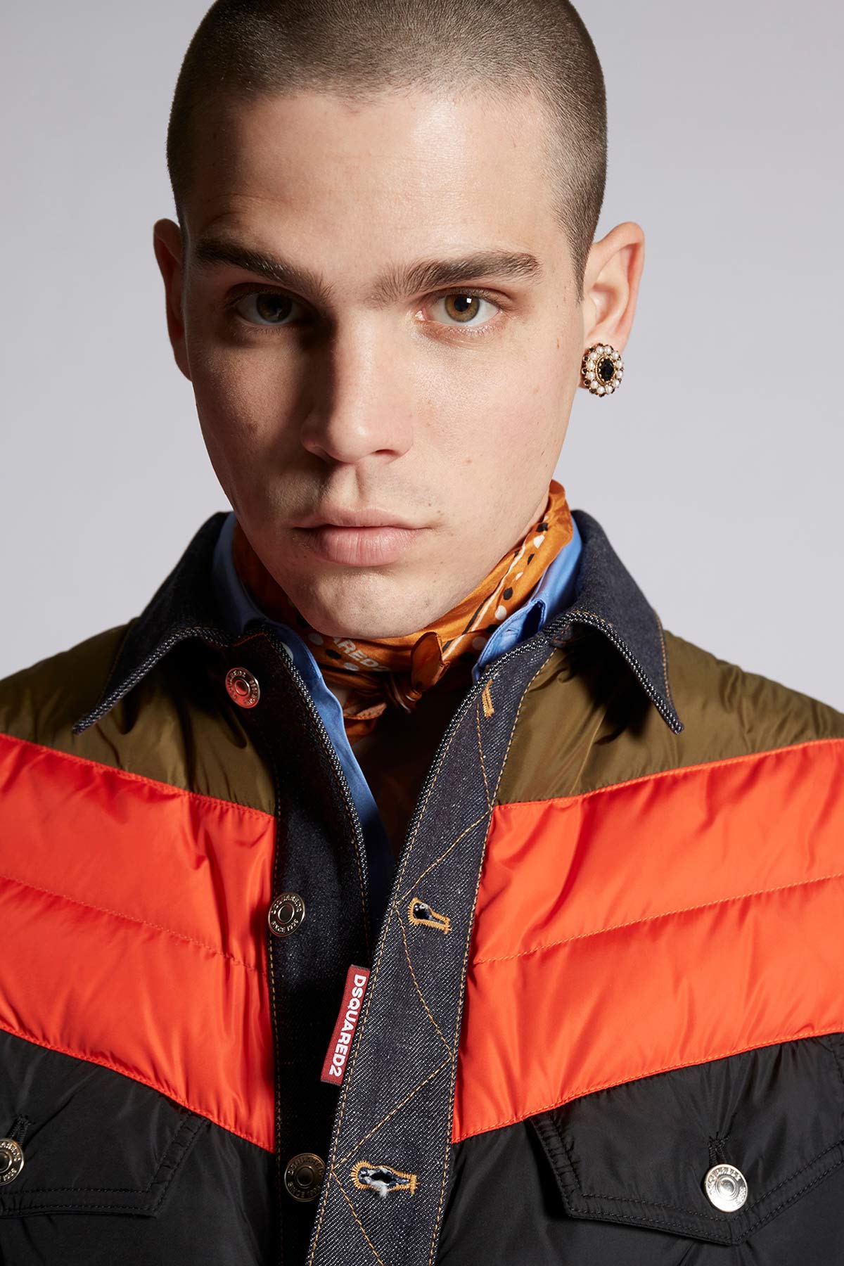 Dsquared Denim Kombinasyonlu Puffer Yelek-Libas Trendy Fashion Store