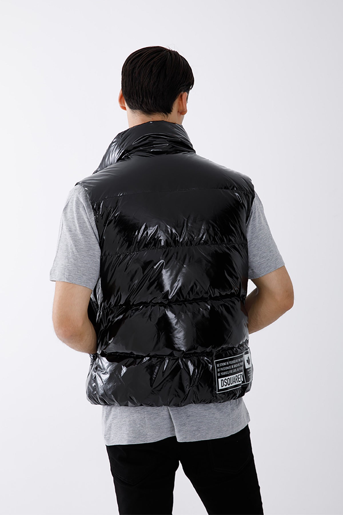 Dsquared Parlak Puffer Yelek-Libas Trendy Fashion Store