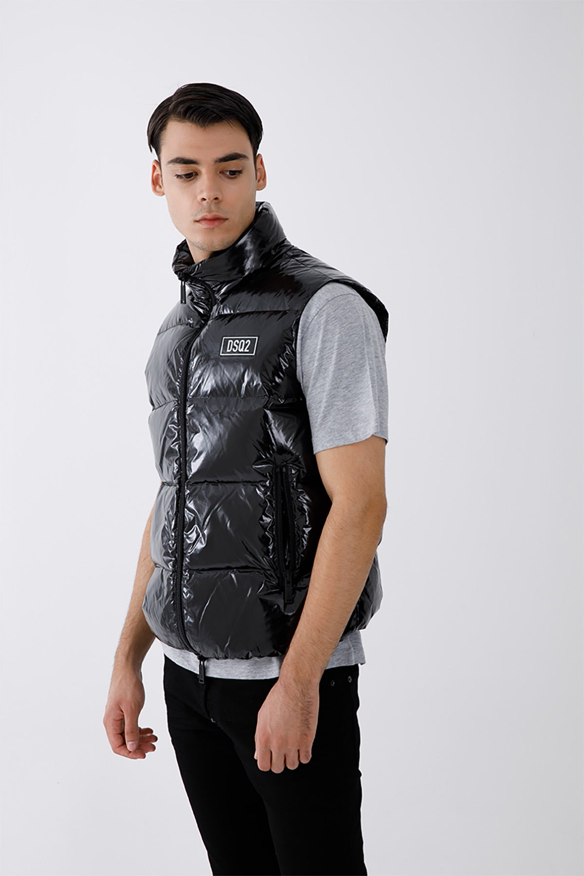 Dsquared Parlak Puffer Yelek-Libas Trendy Fashion Store