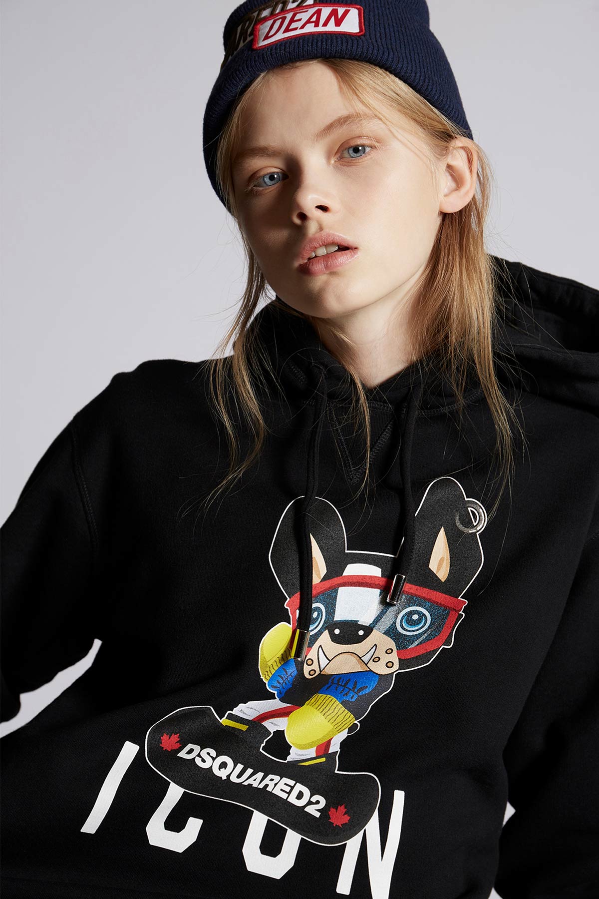 Dsquared Icon Logolu Kapüşonlu Sweatshirt-Libas Trendy Fashion Store