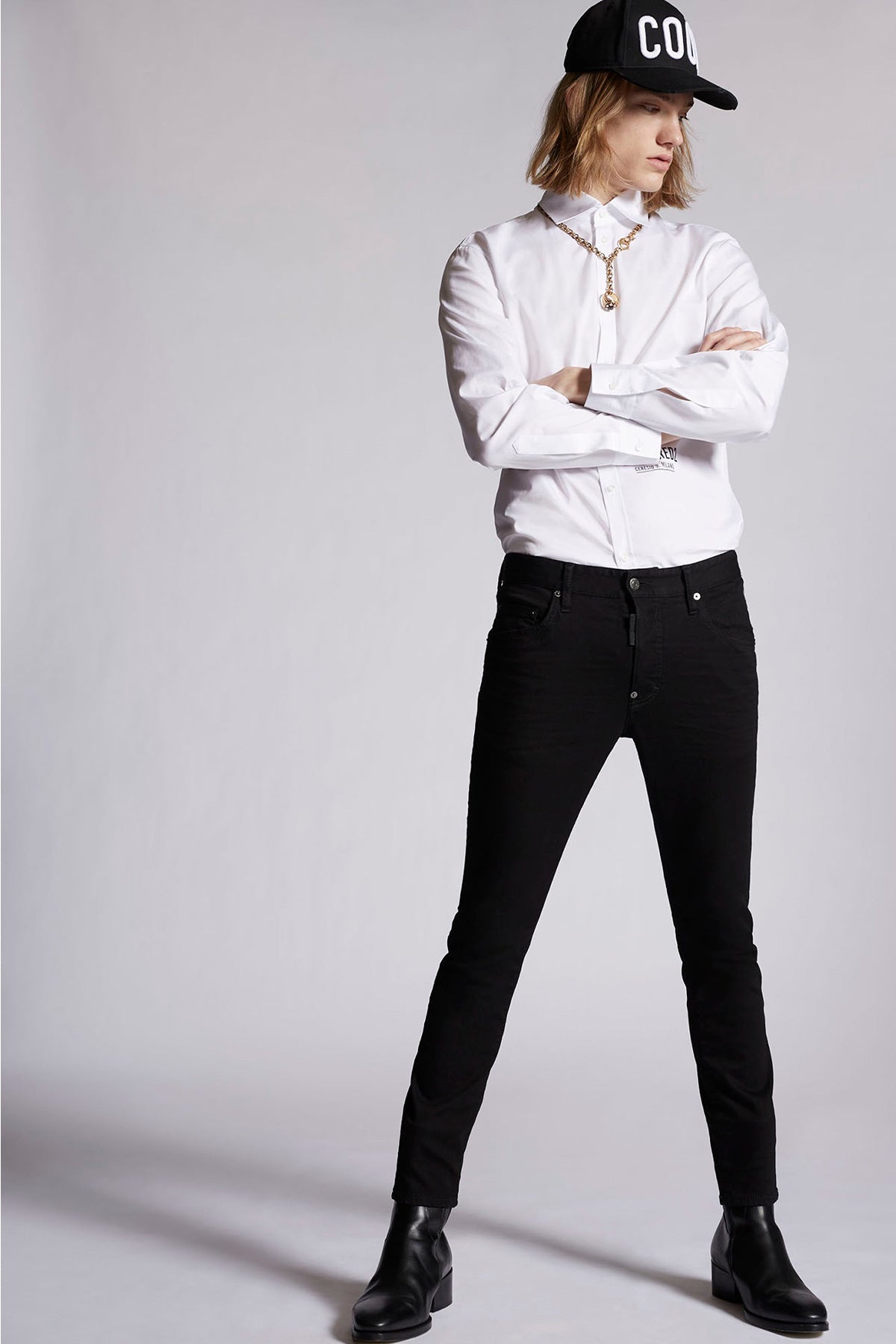 Dsquared Skater Streç Denim Jeans-Libas Trendy Fashion Store