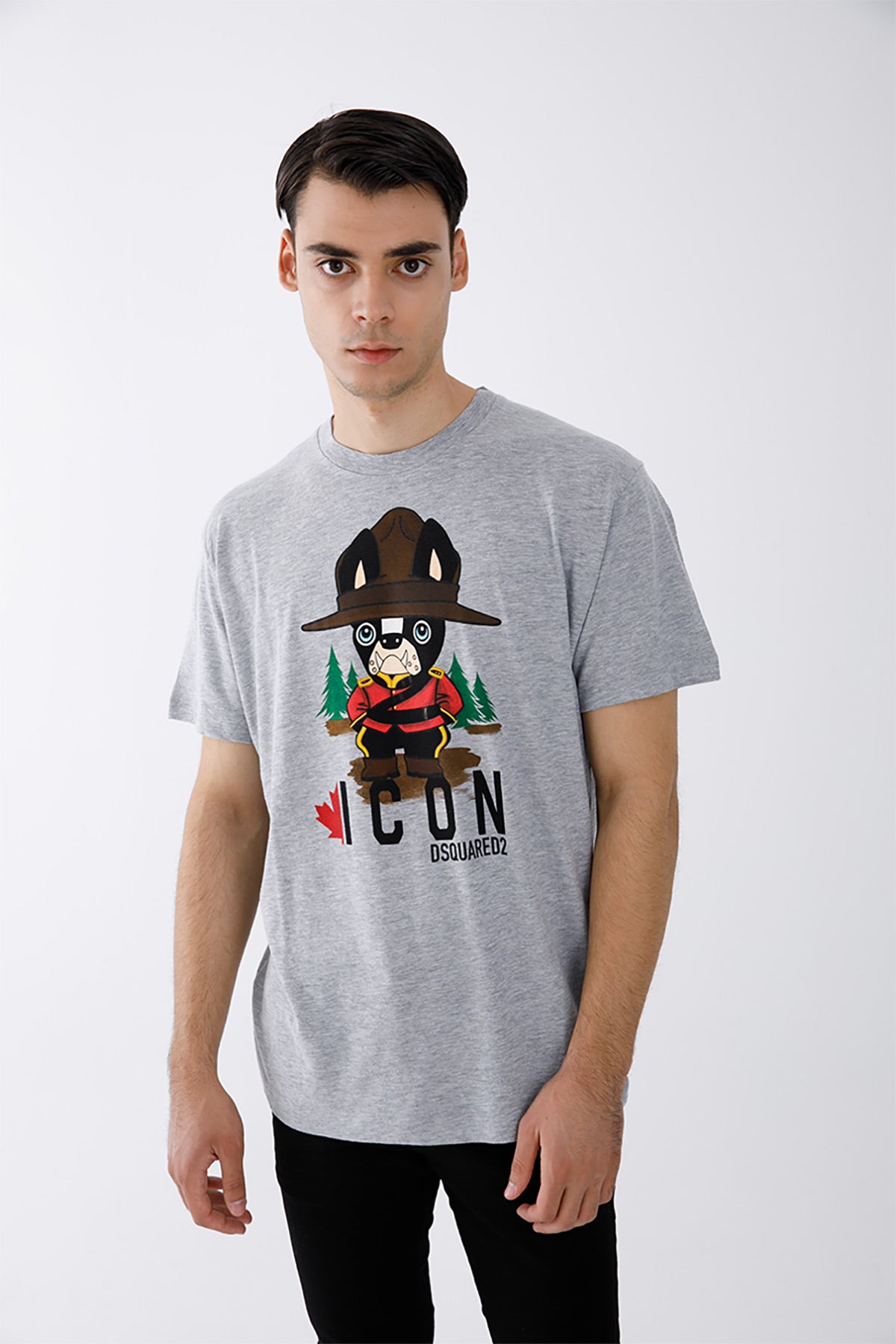 Dsquared Logolu Yuvarlak Yaka Icon T-shirt-Libas Trendy Fashion Store