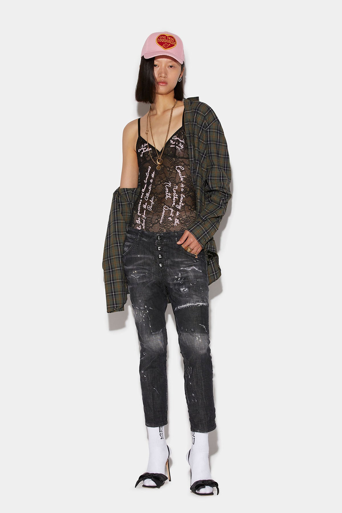 Dsquared Cool Girl Cropped Streç Jeans-Libas Trendy Fashion Store