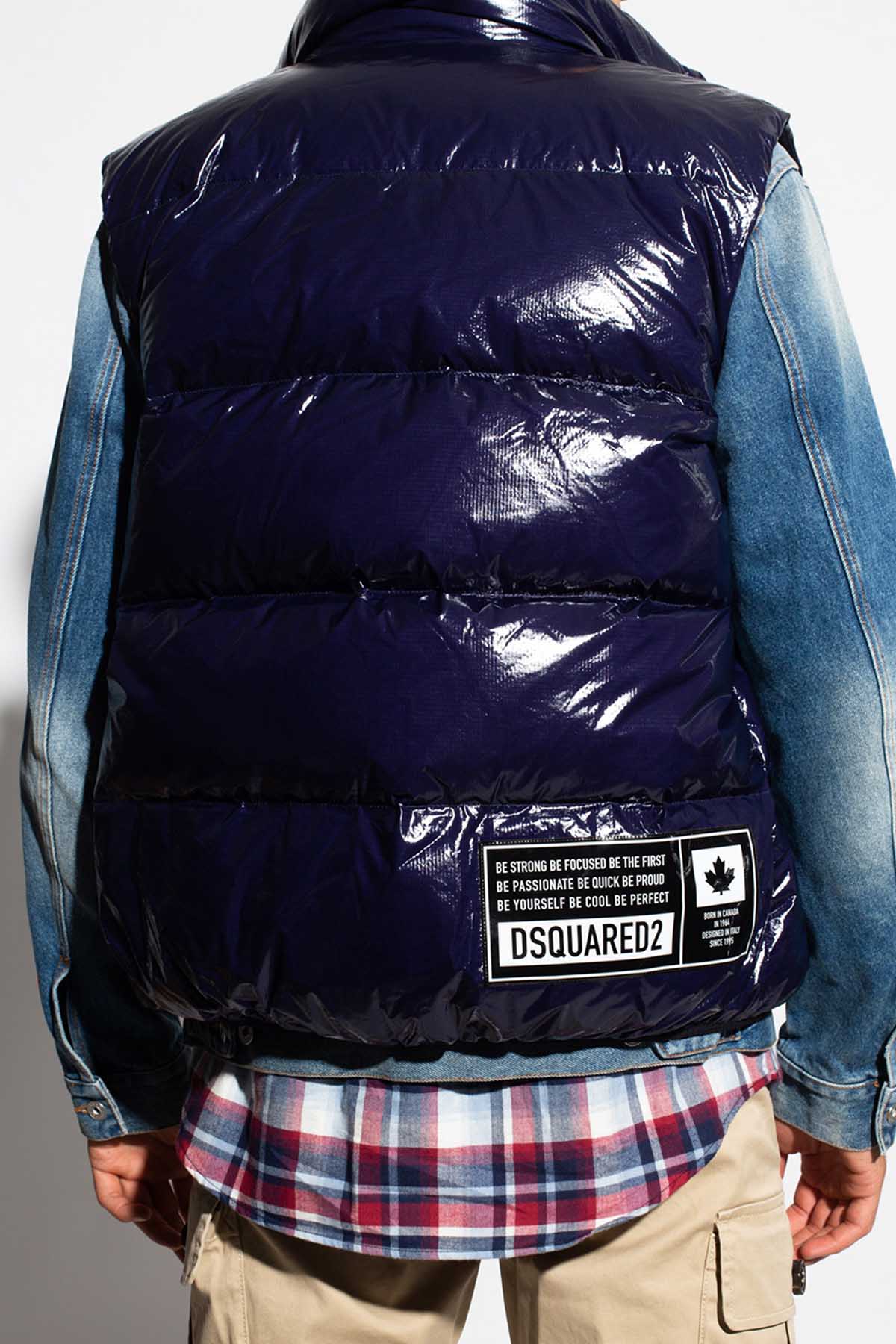 Dsquared Parlak Puffer Yelek-Libas Trendy Fashion Store