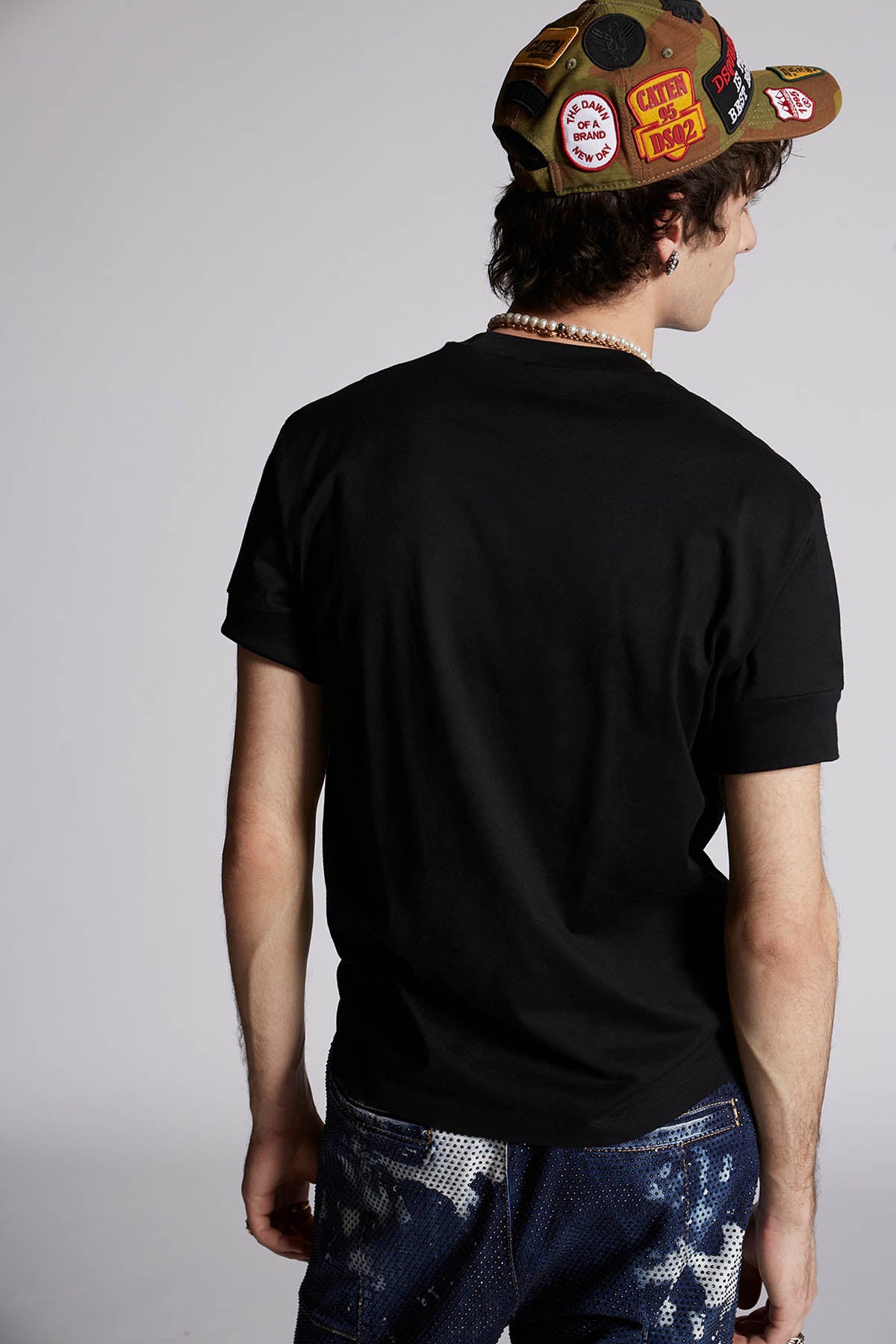 Dsquared Geniş Kesim Cep Detaylı T-shirt-Libas Trendy Fashion Store