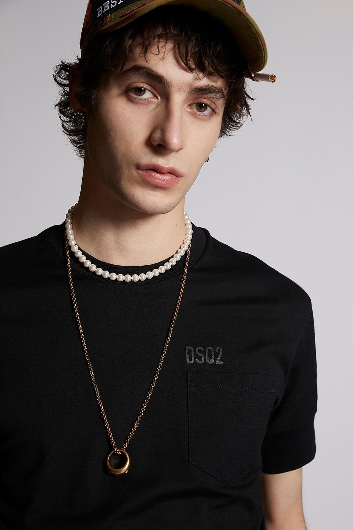 Dsquared Geniş Kesim Cep Detaylı T-shirt-Libas Trendy Fashion Store