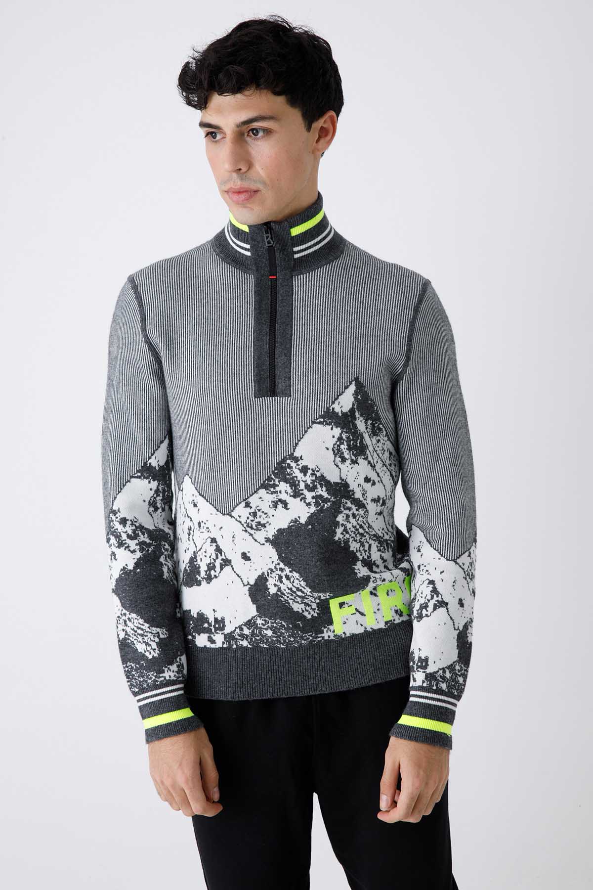 Bogner Cale Dik Fermuarlı Yaka Sweatshirt-Libas Trendy Fashion Store