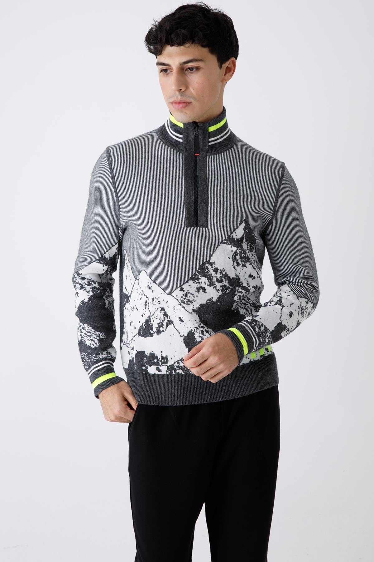 Bogner Cale Dik Fermuarlı Yaka Sweatshirt-Libas Trendy Fashion Store