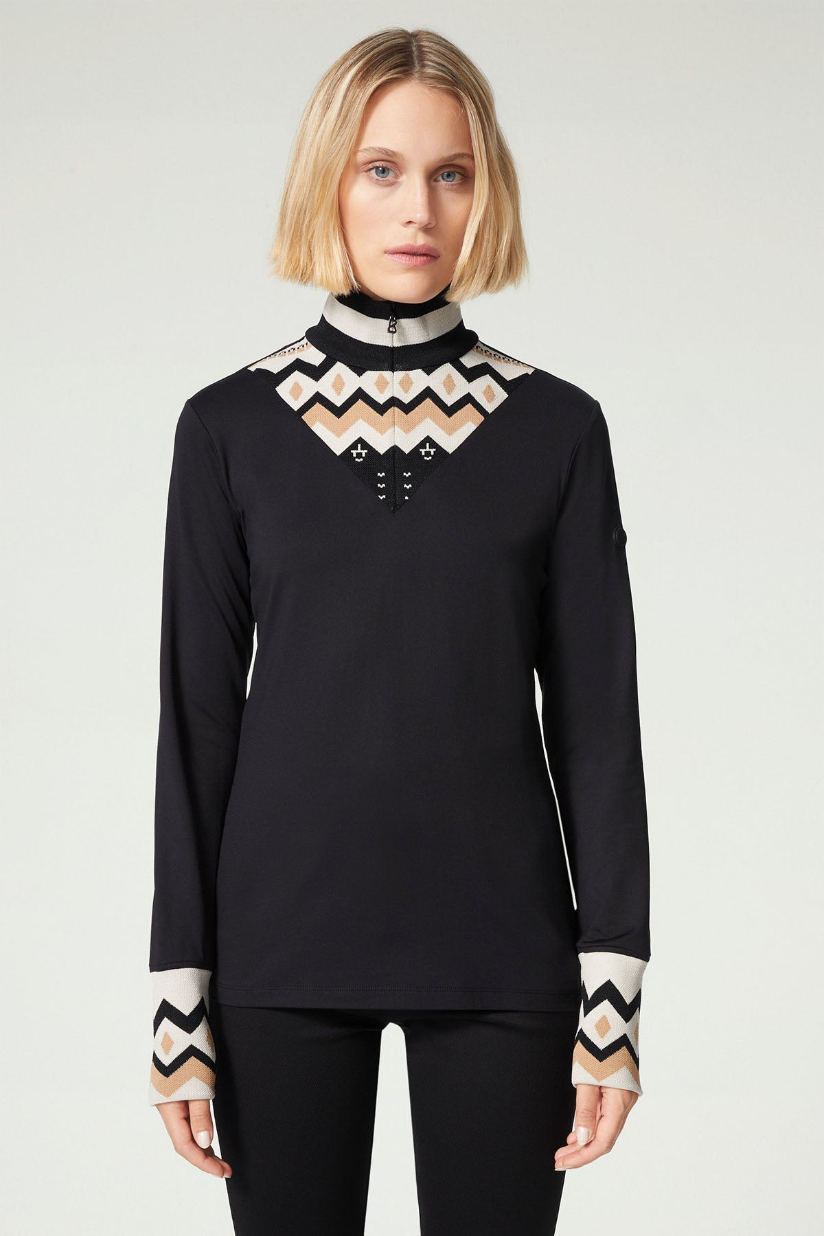 Bogner Allegra Dik Yaka Yarım Fermuarlı Slim Fit Termal İçlik-Libas Trendy Fashion Store