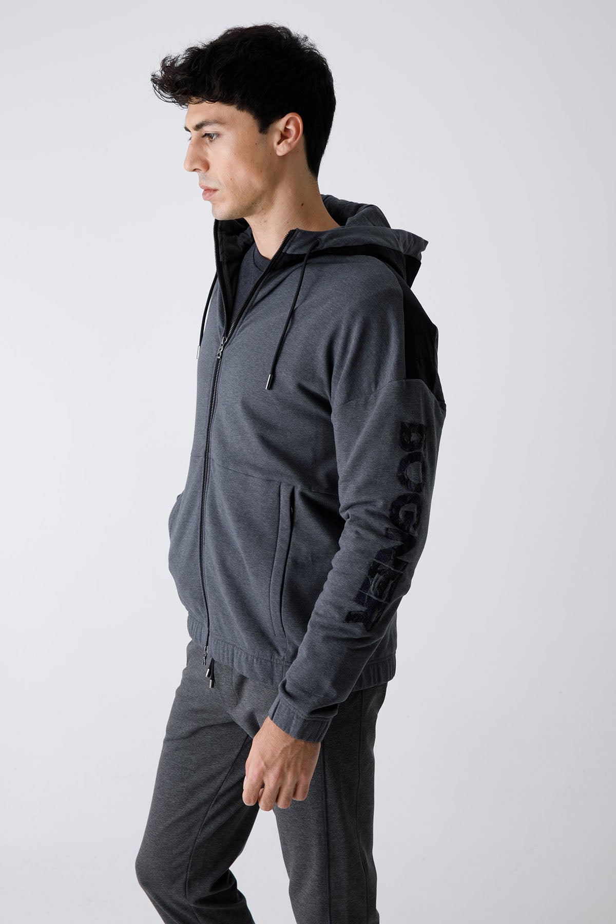 Bogner Harro Kapüşonlu Fermuarlı Sweatshirt Ceket-Libas Trendy Fashion Store