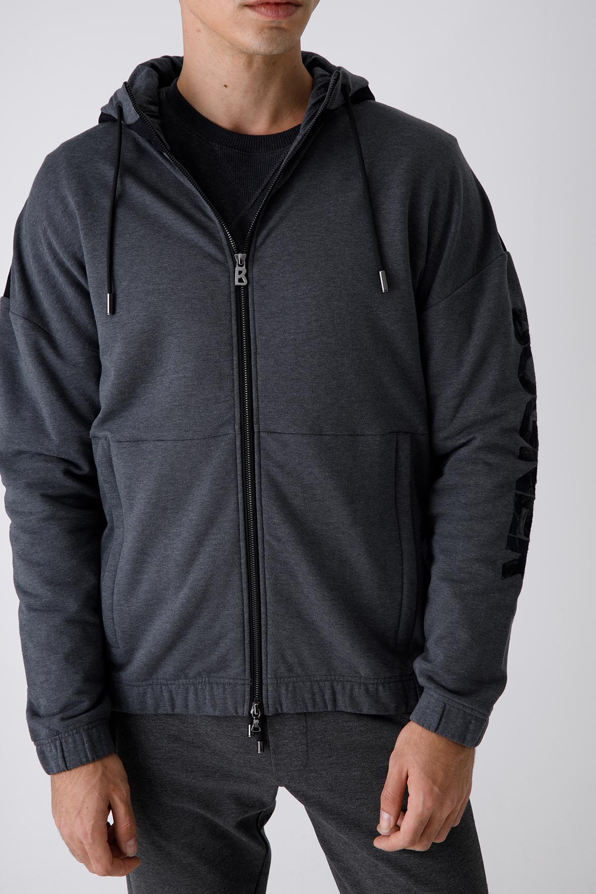 Bogner Harro Kapüşonlu Fermuarlı Sweatshirt Ceket-Libas Trendy Fashion Store