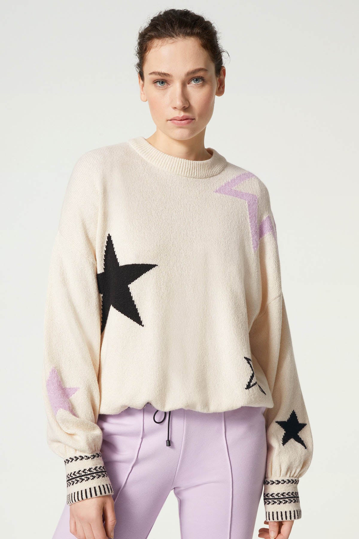 Bogner Jaina Geniş Kesim Yıldız Desenli Triko-Libas Trendy Fashion Store