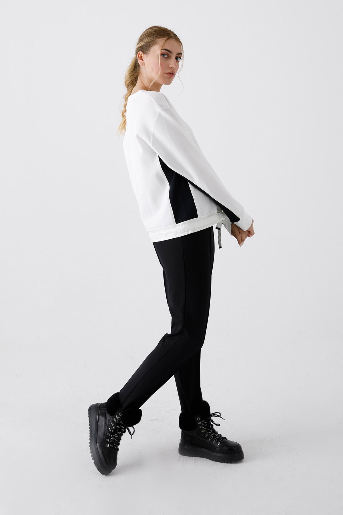 Bogner Niara Belden Büzgülü Sweatshirt-Libas Trendy Fashion Store