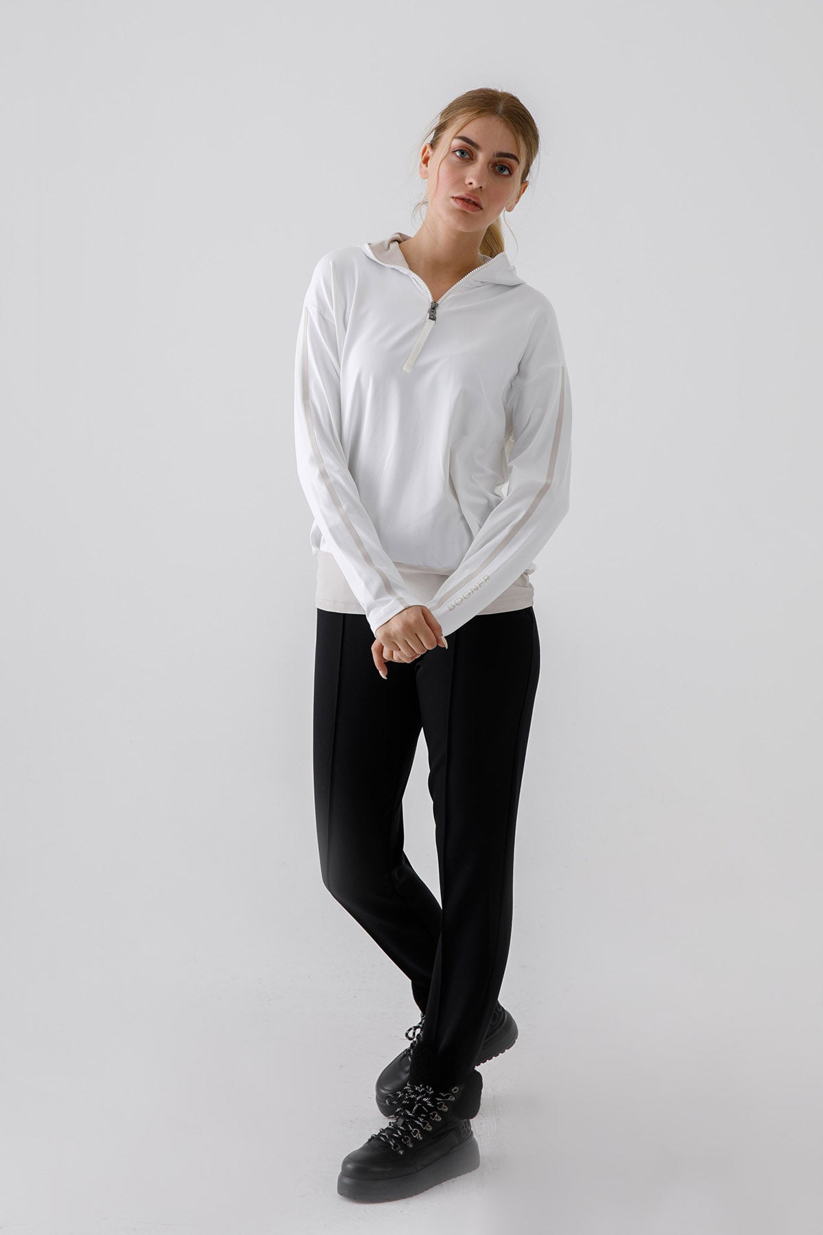 Bogner Gritt Fermuarlı Yaka Kapüşonlu Sweatshirt-Libas Trendy Fashion Store