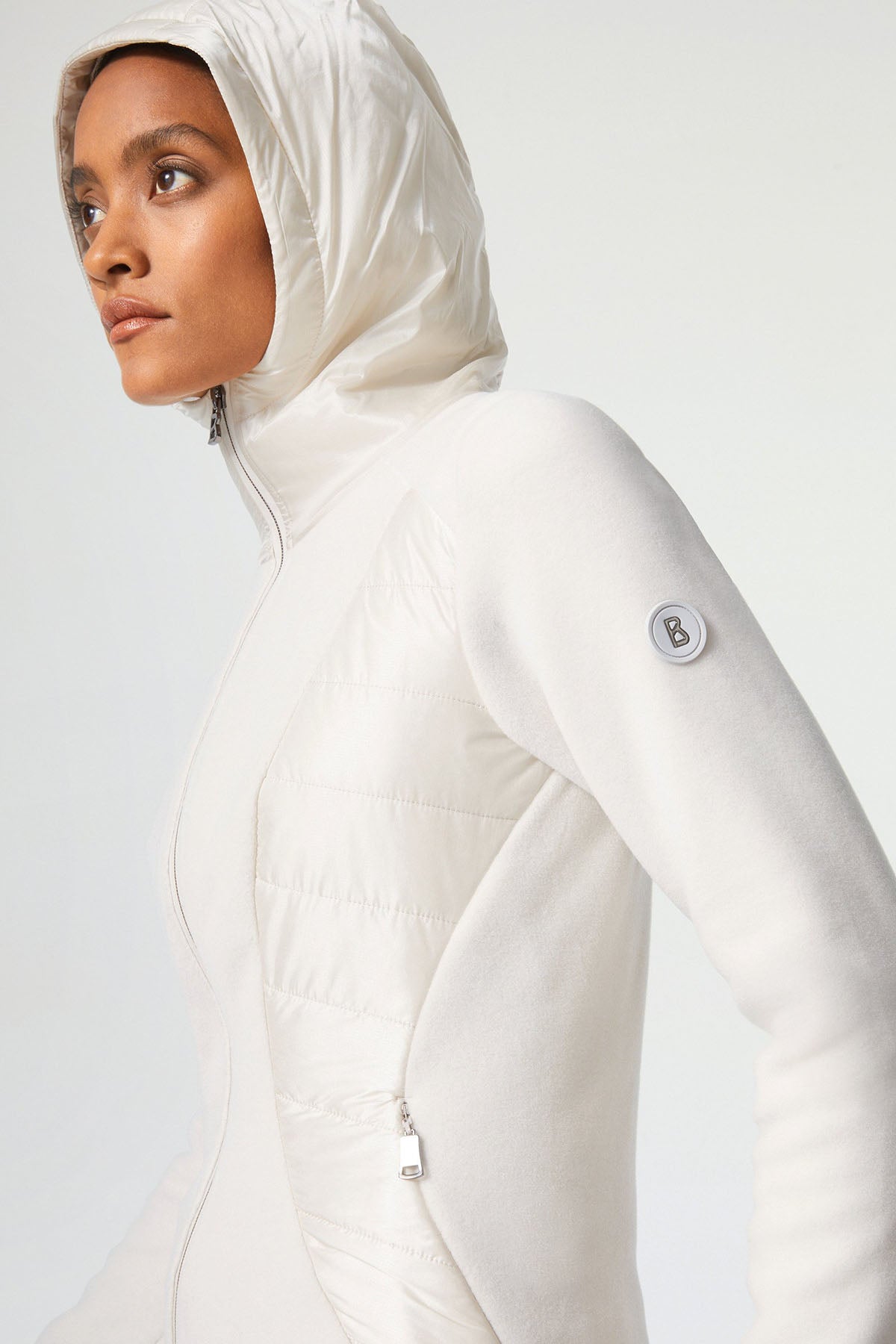 Bogner Gracy Kapüşonlu Polar Sweatshirt Ceket-Libas Trendy Fashion Store