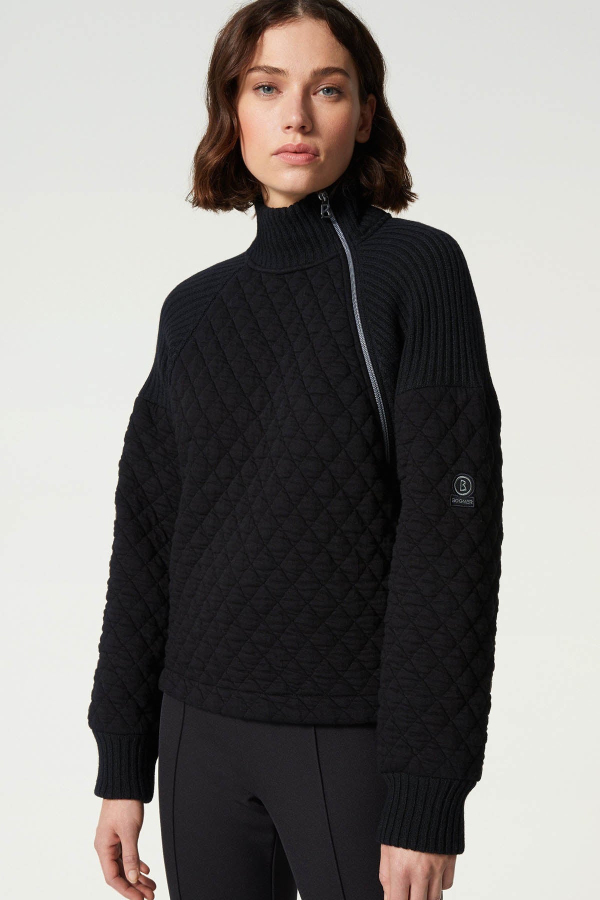 Bogner Kaley Kapitone Düşük Omuz Sweatshirt-Libas Trendy Fashion Store