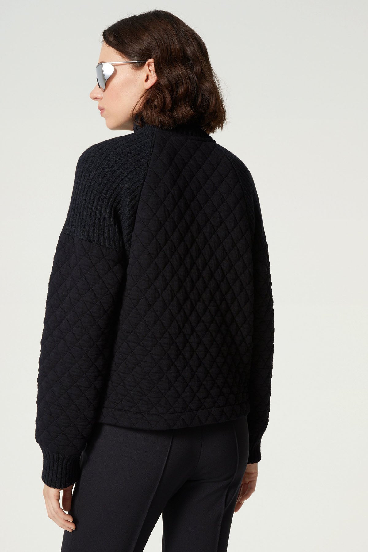 Bogner Kaley Kapitone Düşük Omuz Sweatshirt-Libas Trendy Fashion Store