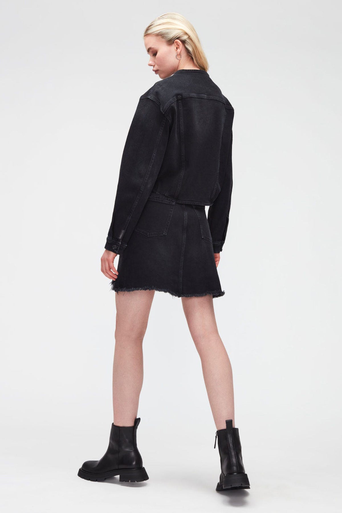 7 For All Mankind Gabi Denim Ceket-Libas Trendy Fashion Store