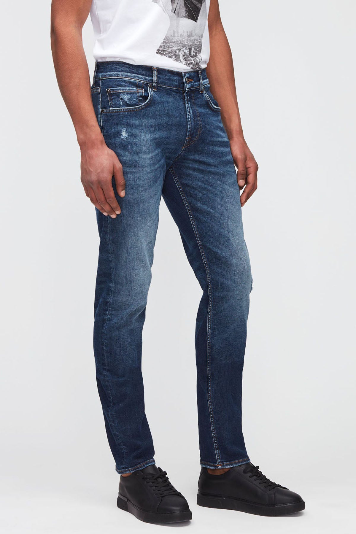 7 For All Mankind Slimmy Tapered Modern Slim Fit Jeans-Libas Trendy Fashion Store
