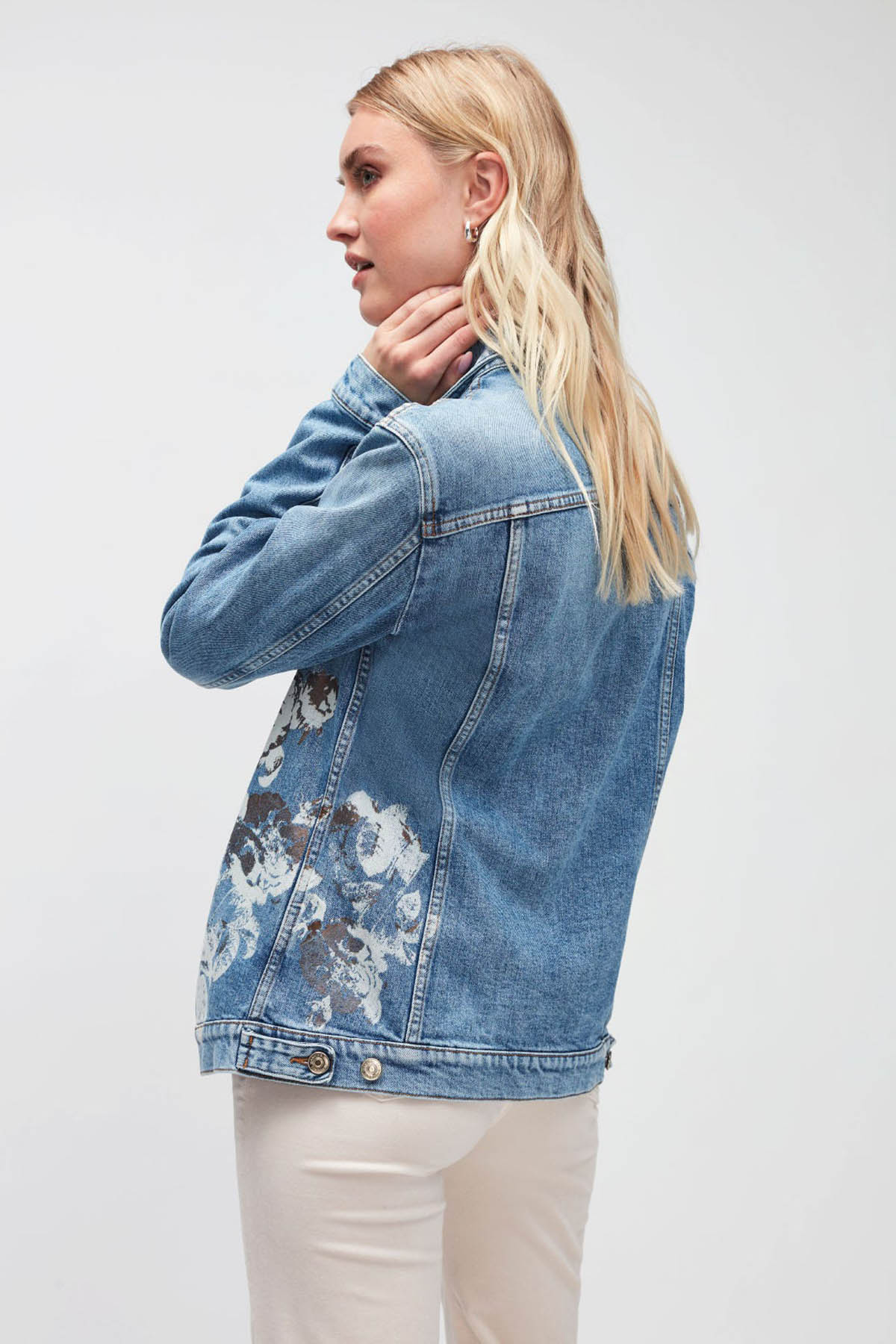 7 For All Mankind Desenli Denim Ceket-Libas Trendy Fashion Store