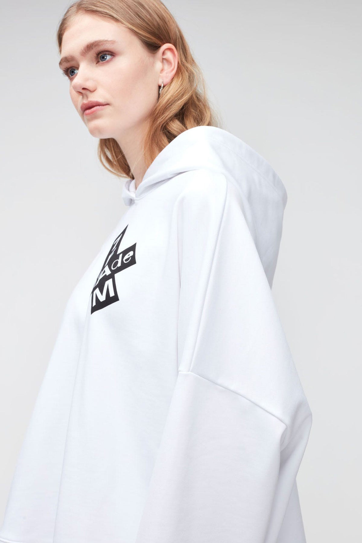 7 For All Mankind Geniş Kesim Kapüşonlu Sweatshirt-Libas Trendy Fashion Store