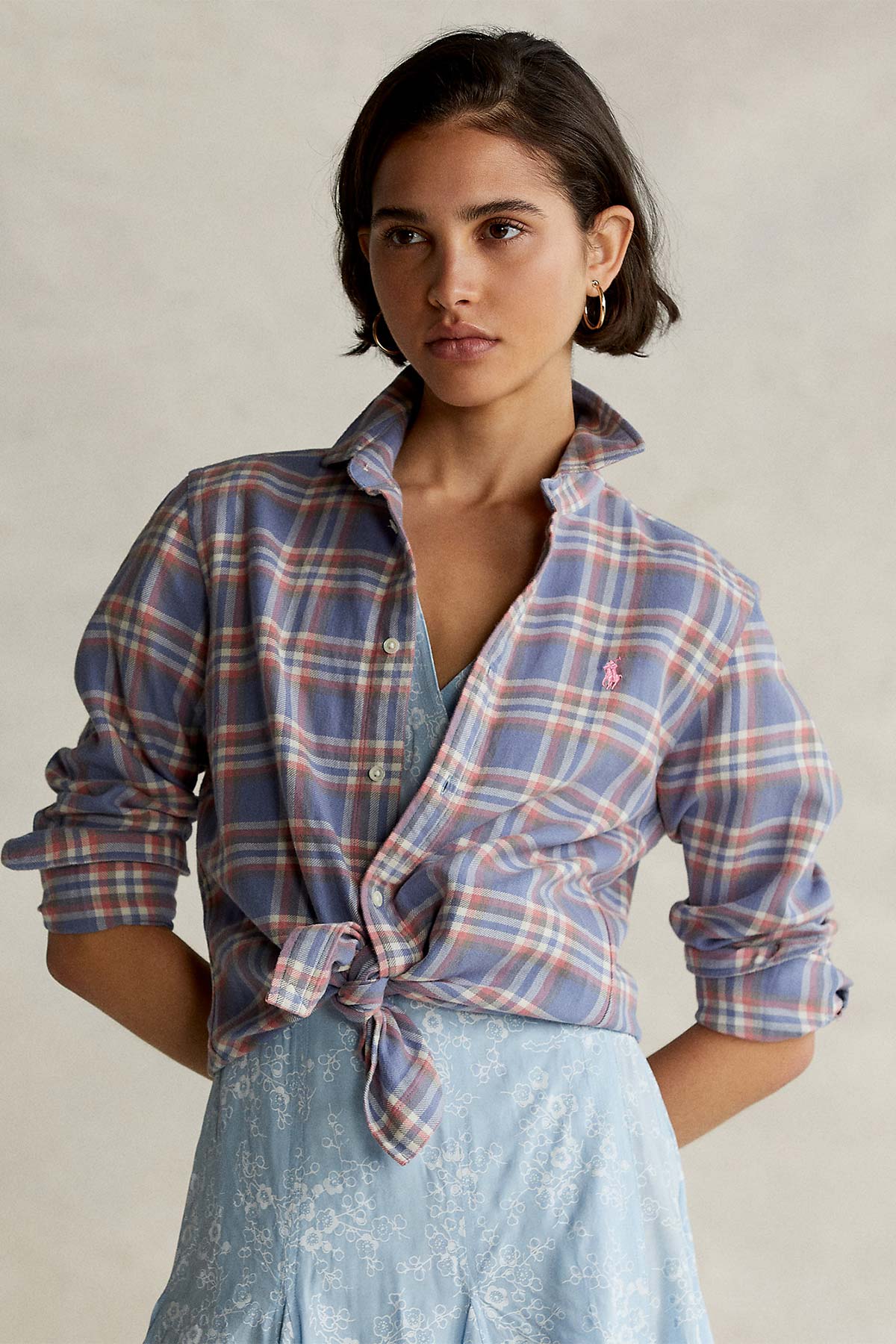 Polo Ralph Lauren Classic Fit Kareli Gömlek-Libas Trendy Fashion Store