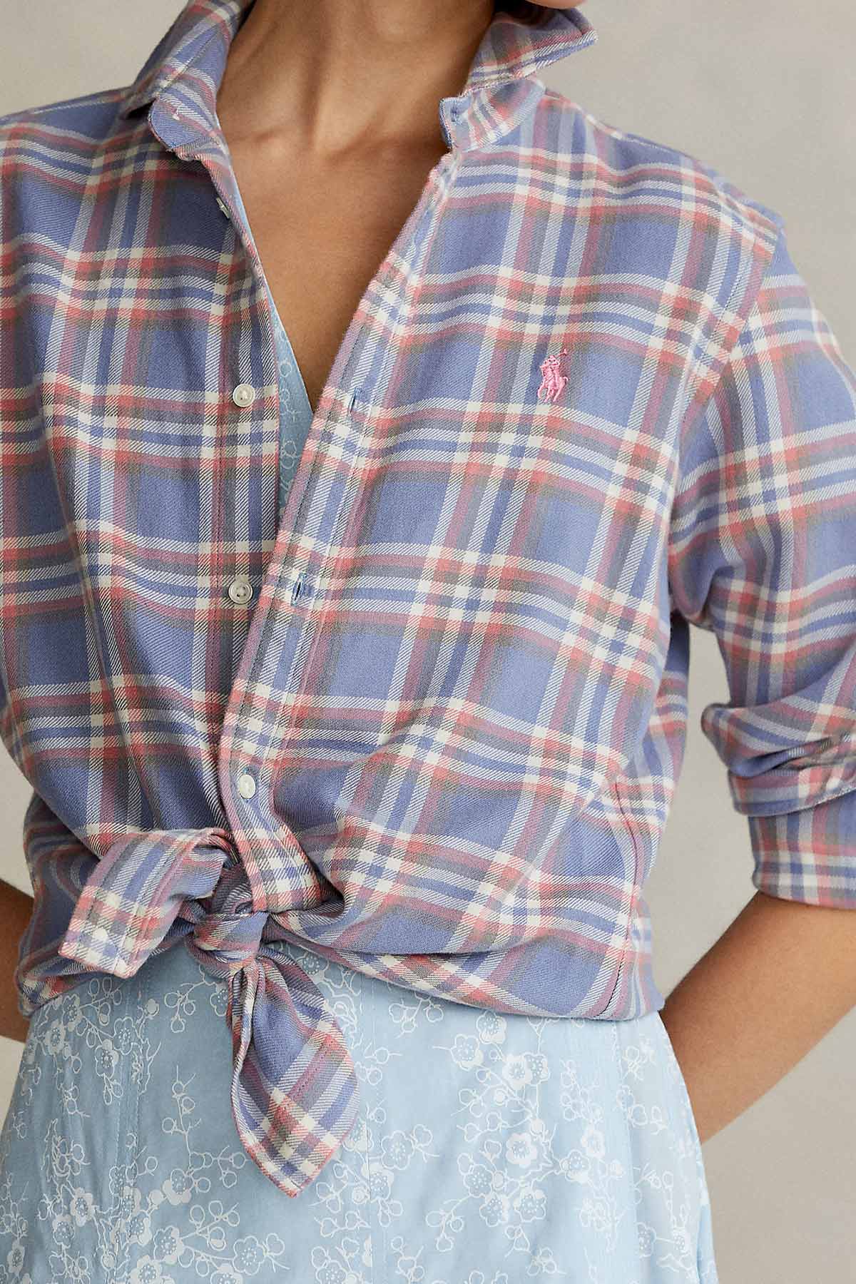 Polo Ralph Lauren Classic Fit Kareli Gömlek-Libas Trendy Fashion Store