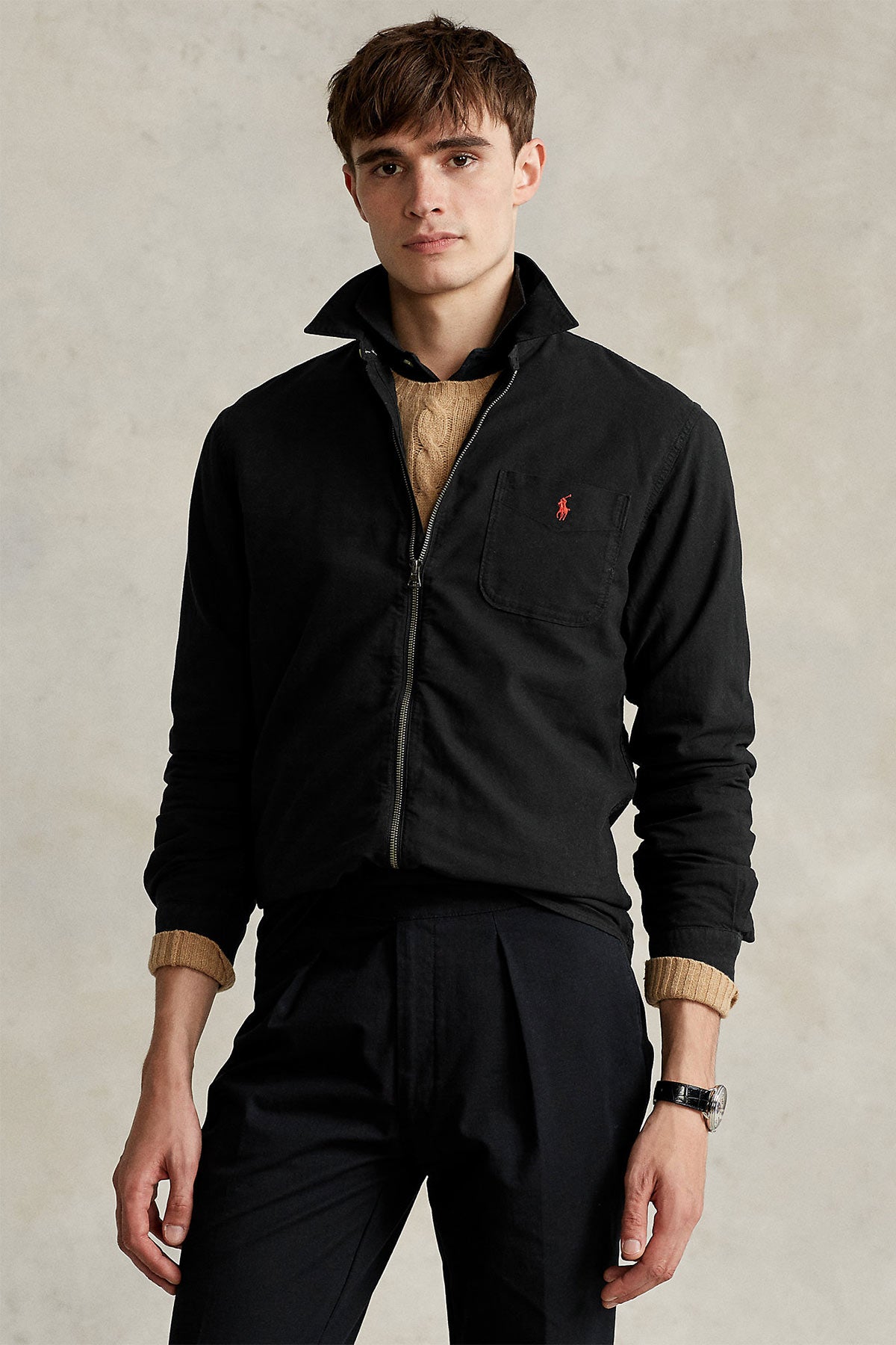 Polo Ralph Lauren Custom Fit Fermuarlı Gömlek Ceket-Libas Trendy Fashion Store