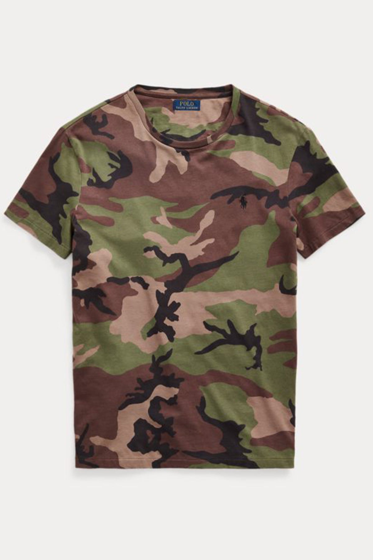 Polo Ralph Lauren Custom Slim Fit Kamuflaj Desenli T-shirt-Libas Trendy Fashion Store