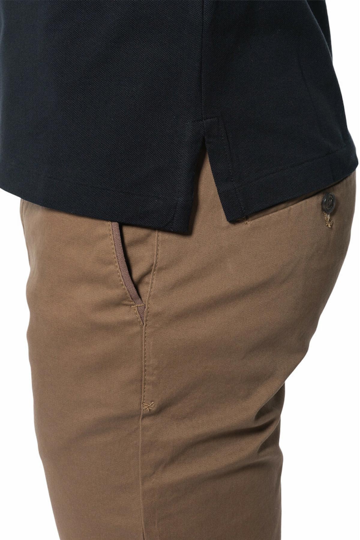 Polo Ralph Lauren Slim Fit Stretch Mesh Polo Yaka Uzun Kollu T-shirt-Libas Trendy Fashion Store