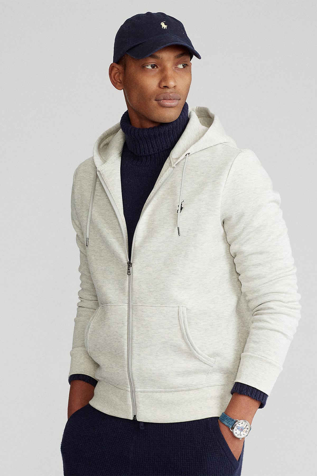 Polo Ralph Lauren Fermuarlı Kapüşonlu Sweatshirt-Libas Trendy Fashion Store