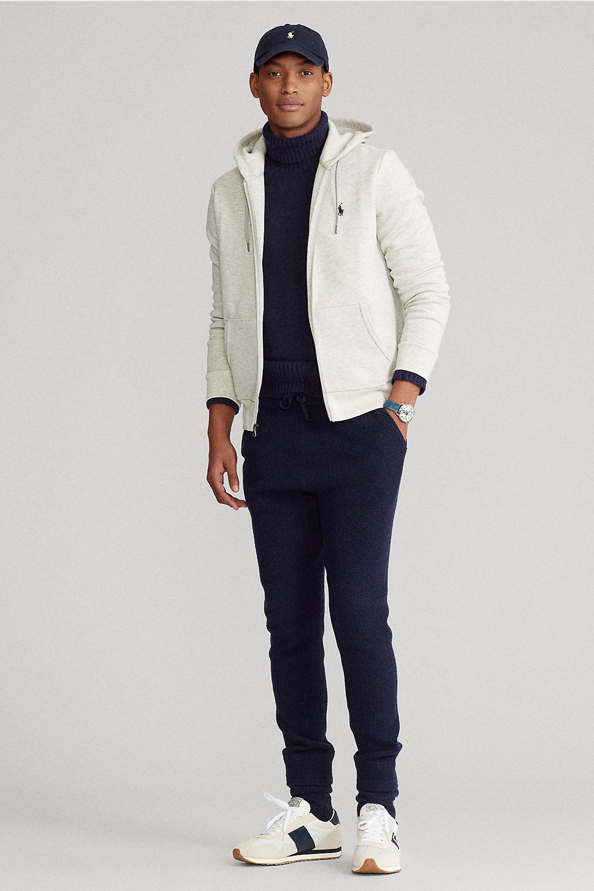 Polo Ralph Lauren Fermuarlı Kapüşonlu Sweatshirt-Libas Trendy Fashion Store