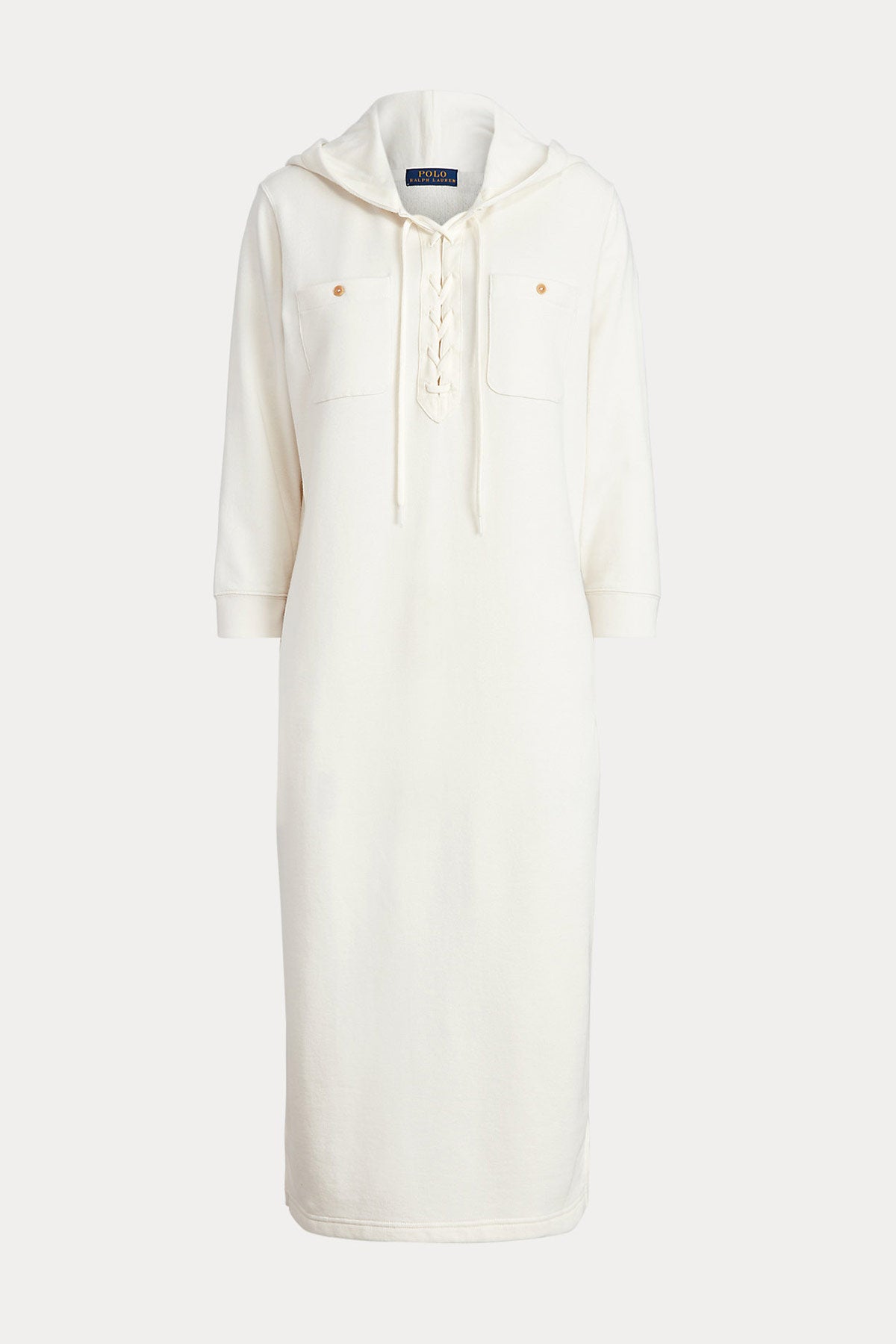 Polo Ralph Lauren Kapüşonlu İpli Yaka Maxi Elbise-Libas Trendy Fashion Store