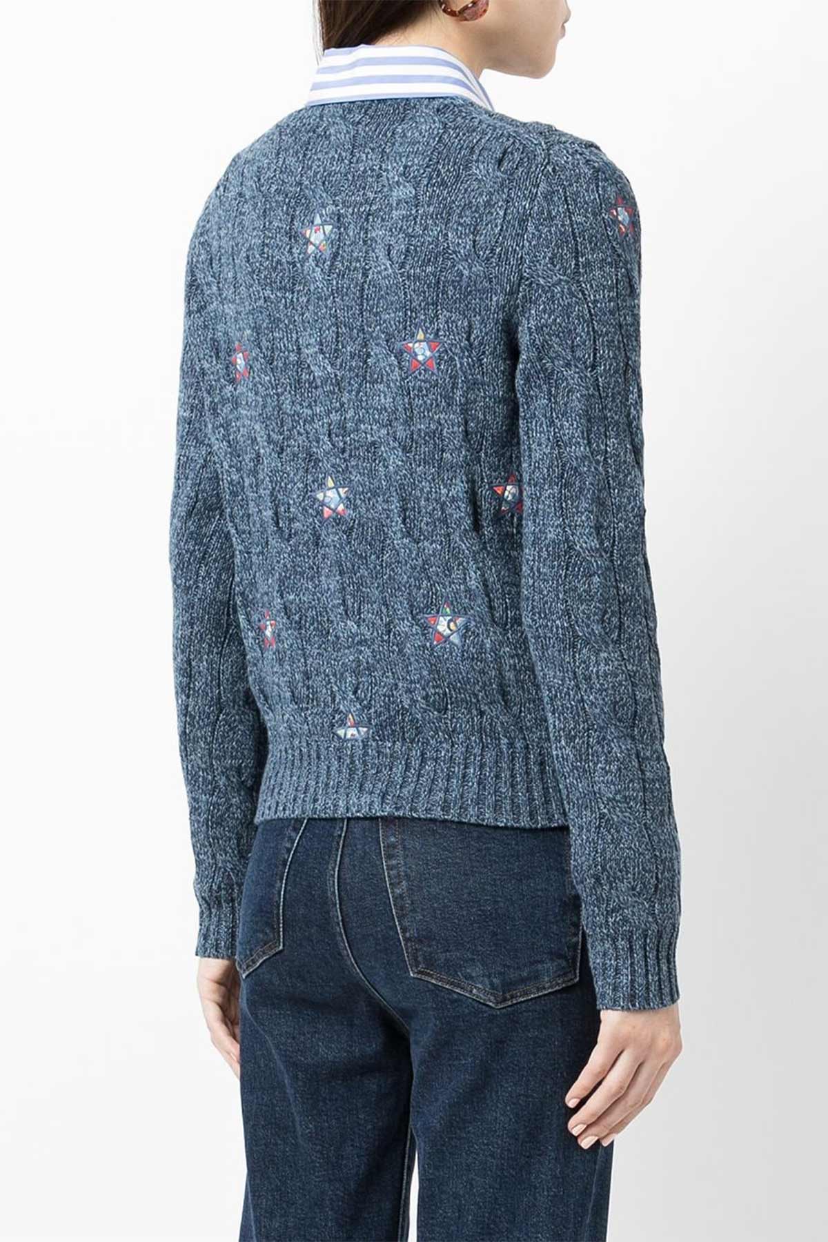 Polo Ralph Lauren Yuvarlak Yaka Saç Örgü Triko-Libas Trendy Fashion Store